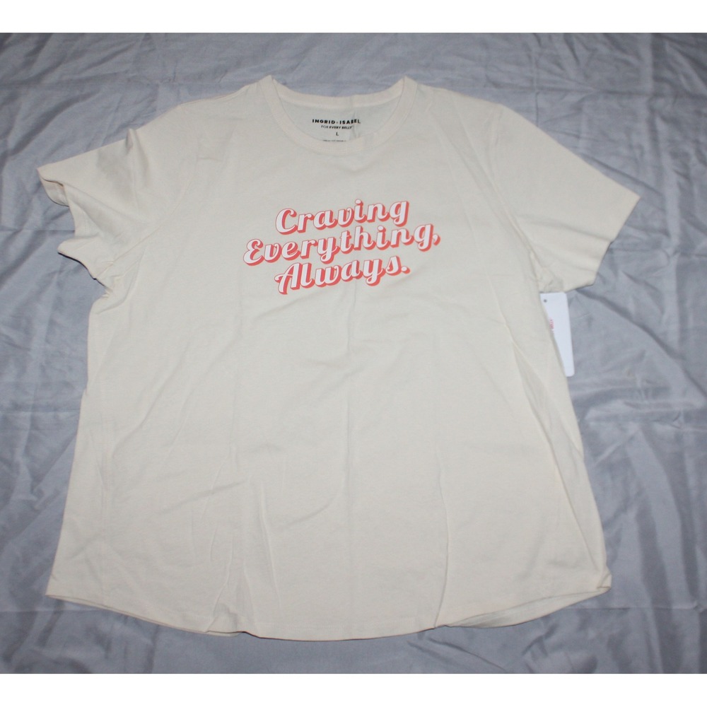 Women's Ingrid & Isabel maternity top cream size L